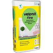 Шпаклевка суперфинишная Vetonit Fine белая (20кг) /Vetonit Шпаклевка суперфинишная Vetonit Fine белая (20кг) /Vetonit