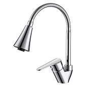 Смеситель для кухни Бриз с гибким изливом BZ519FL Voda 