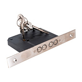 Замок врезной 99-K-CR крест. кл. (хром) Апекс Замок врезной 99-K-CR крест. кл. (хром) Апекс