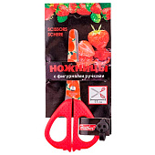  Ножницы 110 мм Hatber Фрукты фигурные ручки, нержавеющая сталь, европодвес, DNn_13010 