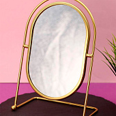 Зеркало настольное GIRLY "Golden moon", yellow Зеркало настольное GIRLY "Golden moon", yellow