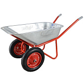 Тачка 2х-колесн. строительная 'Чибис' 110л/320кг усил (3.25-8 оц кузов 0,8 мм) 6418-1S Тачка 2х-колесн. строительная 'Чибис' 110л/320кг усил (3.25-8 оц кузов 0,8 мм) 6418-1S