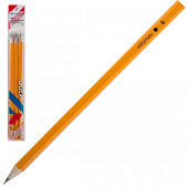  Набор карандашей чернографитных 3шт. Attomex B-HB-Hжелтый корп. пластик.уп. /5030403/ 