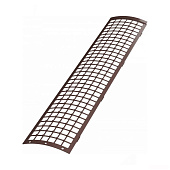 Решетка желоба защитная ПВХ 0,6 м коричневый/Технониколь Решетка желоба защитная ПВХ 0,6 м коричневый/Технониколь