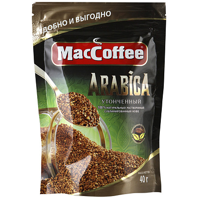  MacCoffee Arabica д/пак сублимированный кофе 40г 