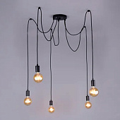  Светильник подвесной РС20892 BK/5P 60Вт Е27 S=15м2 /Россвет 