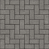  Плитка тротуарная Брусчатка Алом Серая 200х100х40мм (16,2м2/палл; 50шт/м2) 