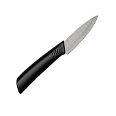 Нож кухонный керамический Black лезвие 7,5 см. ручка софт тач чёрный 852229