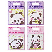 Блок для записей 75х75 30л deVENTE Panda клей ассорти форм и дизайнов 80г/м2 в карт.блистере и пластик.пакете 2010021 Блок для записей 75х75 30л deVENTE Panda клей ассорти форм и дизайнов 80г/м2 в карт.блистере и пластик.пакете 2010021