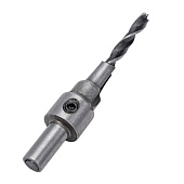  Сверло-зенкер под конфирмат, 7х50мм, Vertextools 