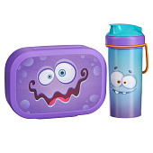 Набор Контейнер для хранения и бутылка для воды, сиреневый 9449474 Набор Контейнер для хранения и бутылка для воды, сиреневый 9449474