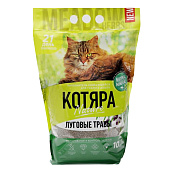 Наполнитель Котяра 10л (Всемогущие гранулы) луговые травы