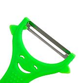 Овощечистка «Смайлик», 15 см, зелёная 836777 Овощечистка «Смайлик», 15 см, зелёная 836777