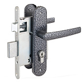 Замок врезной с ручкой ЗВ4-3.08 (ЗВ4-1.55) серебро Птимаш Замок врезной с ручкой ЗВ4-3.08 (ЗВ4-1.55) серебро Птимаш