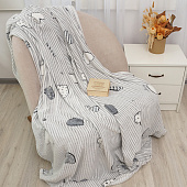 Плед 200х220 Амели облегченный, ля-мур Плед 200х220 Амели облегченный, ля-мур