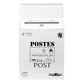 Ящик почтовый 290х220мм, белый, Аллюр Ящик почтовый 290х220мм, белый, Аллюр