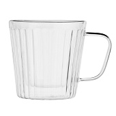  Кружка с двойными стенками SATOSHI , 350мл, стекло 806-937 