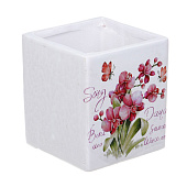  Кашпо Цветы 0,8л 10х9см, керамика INBLOOM 164-358 