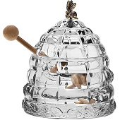 Доза для меда Crystal Bohemia "Улей с пчелкой" 11,8см БПХ176 Доза для меда Crystal Bohemia "Улей с пчелкой" 11,8см БПХ176