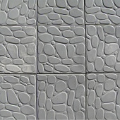 Плитка тротуарная Галька серая 300х300х30мм (11шт/м2) Плитка тротуарная Галька серая 300х300х30мм (11шт/м2)