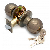  Ручка-защелка ЗШ-01 ключ фиксатор, бронза 