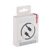 Кабель Energy ET-32 USB-С/USB-C черный 108048