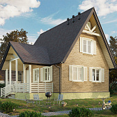 Фасадная панель Docke Алтай Корица, 1098х400мм Фасадная панель Docke Алтай Корица, 1098х400мм