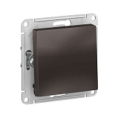 Выключатель встраиваемый 1 клавиша, цвет мокко, SE AtlasDesign Выключатель встраиваемый 1 клавиша, цвет мокко, SE AtlasDesign