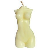  Фигурная свеча Женское тело №1, молочная, 9см, 6919734 