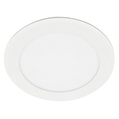 Светильник точечный встраиваемый LED DL 6Вт 4000К круг белый (d118Х10) /Smartbuy Светильник точечный встраиваемый LED DL 6Вт 4000К круг белый (d118Х10) /Smartbuy