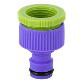 Адаптер пластмас. 1/2"-3/4" внутр. резьба, PALISAD, 65720