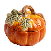 Емкость для хранения Bright pumpkin 19x15 см, 1,3 л, оранжево-зеленая, Тыква ANLAF-FDWS-031224-6 Емкость для хранения Bright pumpkin 19x15 см, 1,3 л, оранжево-зеленая, Тыква ANLAF-FDWS-031224-6