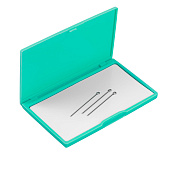 Игольница-магнит прямоугольная 11х6,5 см бирюзовый  6908040