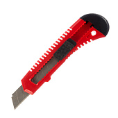  Нож из АБС пластика со сдвижным фиксатором АБС-18, сегмент. лезвия 18 мм, ЗУБР 