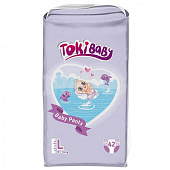  Подгузники-трусики TokiBABY 42шт 9-14кг L 