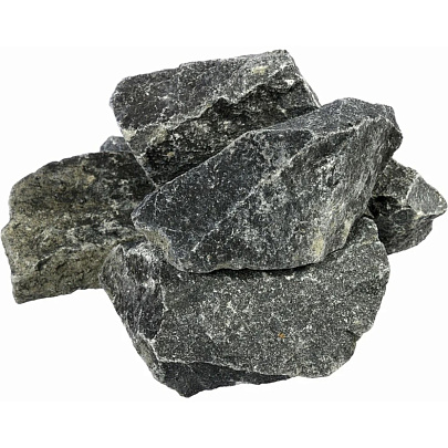  Камень для печи Габбро-Диабаз, колотый, в кор. 20кг 