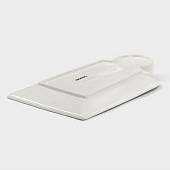  Блюдо Magistro «Ласта», фарфор, 25х16 см, белая 4177917 