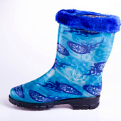 Сапоги подростковые ПВХ с текстильной надставкой, утепленные 101-1-ун р-ры 23-30 Сапоги подростковые ПВХ с текстильной надставкой, утепленные 101-1-ун р-ры 23-30