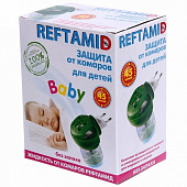 Комплект фумигатор+жидкость Рефтамид BABY 45 ночей Комплект фумигатор+жидкость Рефтамид BABY 45 ночей