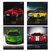 Тетрадь 36л. А5 скрепка клетка обл. мел.карт. Авто серия (12/72) /AL10002/ Тетрадь 36л. А5 скрепка клетка обл. мел.карт. Авто серия (12/72) /AL10002/