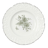 Таралка десертная WY Floral Laceware, 20 см. фарфор, белая 10791184 Таралка десертная WY Floral Laceware, 20 см. фарфор, белая 10791184