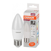 Лампа LED 7Вт Е27, свеча, 3000К теплый OSRAM