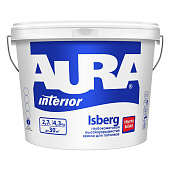 В/Д краска для потолков матовая AURA Isberg 2,7л
