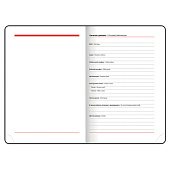 Ежедневник А5 недатированный 138x213мм BRAUBERG Waves под кожу, застежка, 160л, чёрный-синий, 114453 Ежедневник А5 недатированный 138x213мм BRAUBERG Waves под кожу, застежка, 160л, чёрный-синий, 114453