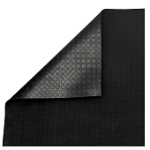  Покрытие противоскользящее Монетка 1.2м черный/резина 