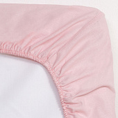 Простыня на резинке 180х200 Этель поплин, розовый, 9241685 Простыня на резинке 180х200 Этель поплин, розовый, 9241685