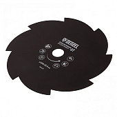 Диск для триммера,230х25,4 тол. 1,6мм, 8 лезвий/Denzel Диск для триммера,230х25,4 тол. 1,6мм, 8 лезвий/Denzel