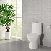 Унитаз-компакт Next Slim универсальный выпуск сиденье микролифт с арматурой Sanita Luxe Унитаз-компакт Next Slim универсальный выпуск сиденье микролифт с арматурой Sanita Luxe