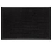 Коврик грязезащитный Ребро ПВХ, чёрный, 40х60см, 70-1-466 Коврик грязезащитный Ребро ПВХ, чёрный, 40х60см, 70-1-466
