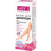  Крем для депиляци тела LadyS Розовое масло для норм, и сух.кожи (4 саше в коробке) 100мл 